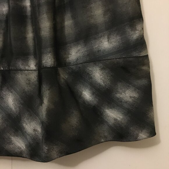 Retro Jacquard Pleated Pocketed Bubble Forest Green Lined Skirt - Picture 7 of 15